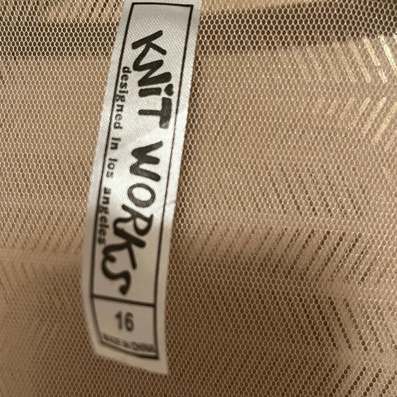 KNITWORKS~VINTAGE~LACE TOPPER~GORGEOUS - Picture 5 of 8